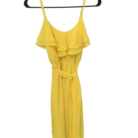 Yellow Summer Dress Size Small - Picture 1 of 8